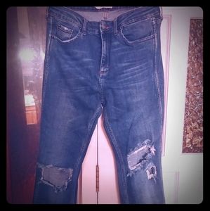 Free People distressed jeans